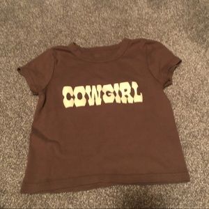 cowgirl baby tee shirt